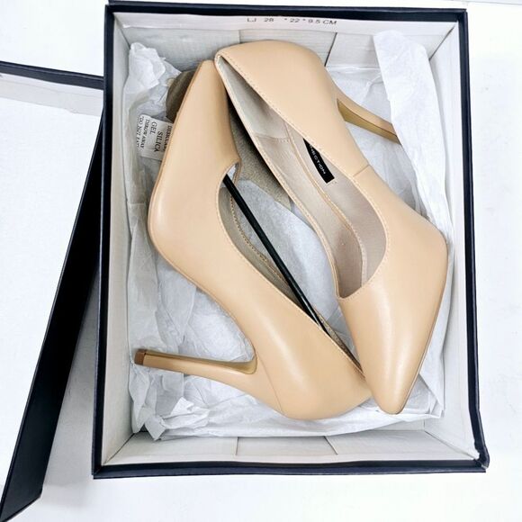 French Connection Nude Stiletto FCSRRA-08NDDS Heels Size 8 NWT NIB - Picture 7 of 7